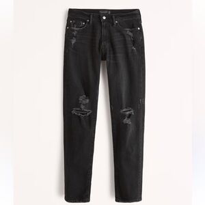 Hollister Curvy High-Rise Ripped Super Skinny Jeans Black 3R